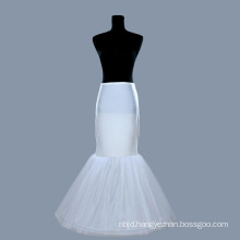 White mermaid 3 hoops lace appliques bridal wedding lace petticoat